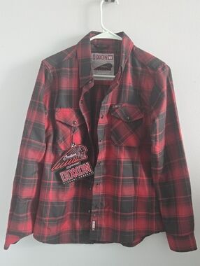 DIXXON Indian Motorcycle Button-Up Flannel